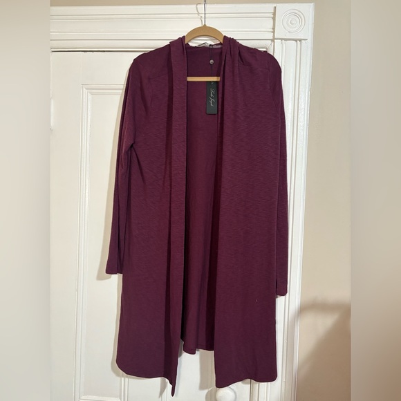NWT Laila Jayde x Stitch Fix Women’s Long Hooded Lightweight Cardigan Comfy - Picture 2 of 8